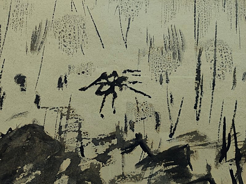 Alcide Le Beau (1873-1943) Les araignées ~1906. Fauve breton, Japonisme, Gauguin, Bracquemond-photo-5