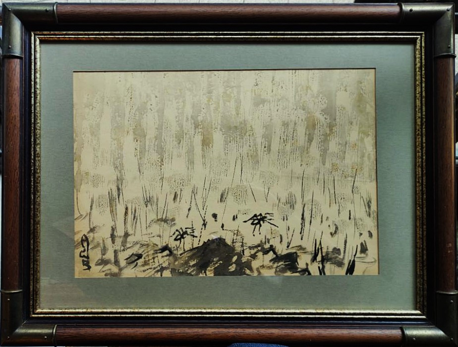 Alcide Le Beau (1873-1943) Les araignées ~1906. Fauve breton, Japonisme, Gauguin, Bracquemond