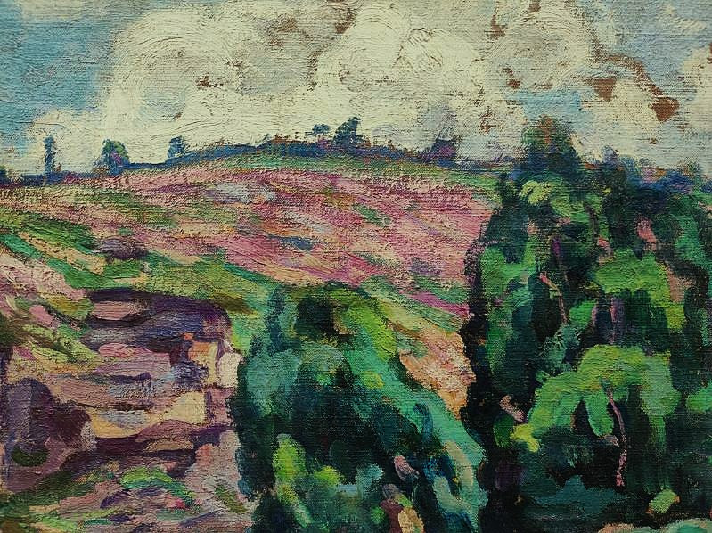 Eugène Alluaud ( 1866-1947 ) La Creuse aux Fougères ~1915. Ecole de Crozant, Guillaumin, Detroy-photo-5