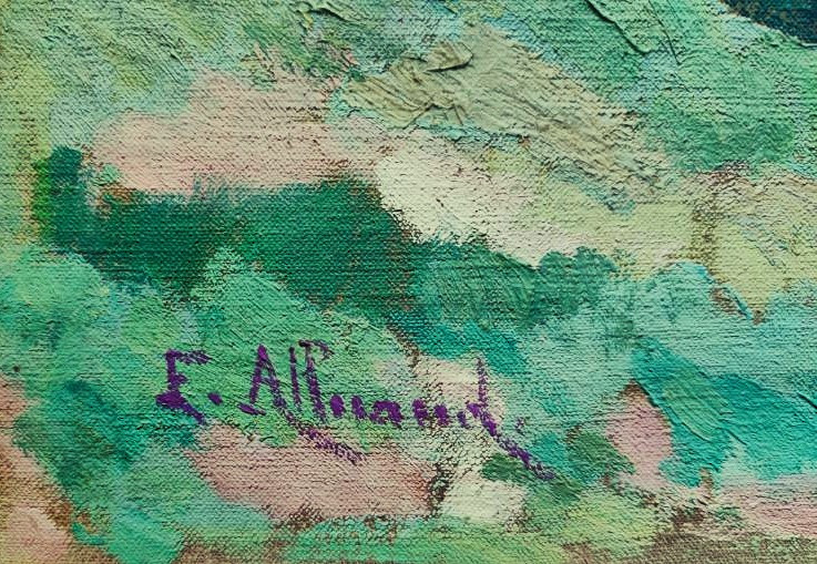 Eugène Alluaud ( 1866-1947 ) La Creuse aux Fougères ~1915. Ecole de Crozant, Guillaumin, Detroy-photo-6