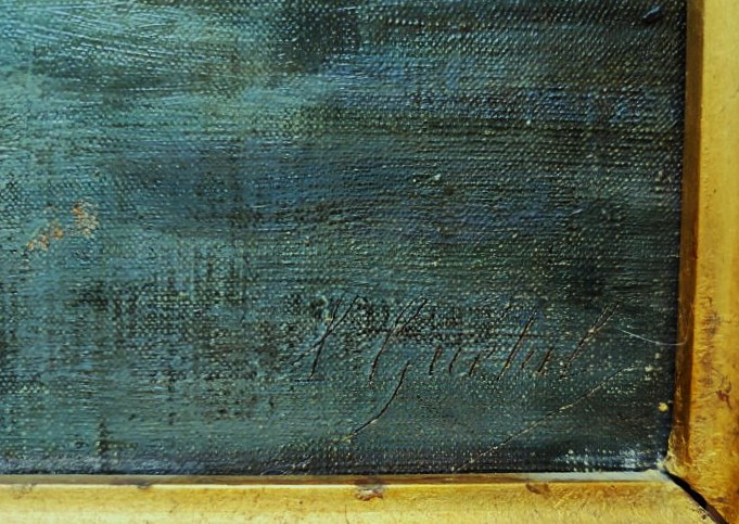 Abbé Laurent Guétal (1841-1892) Bord De Sedelle. Crozant School, Hareux, Grenoble, Dauphiné-photo-7