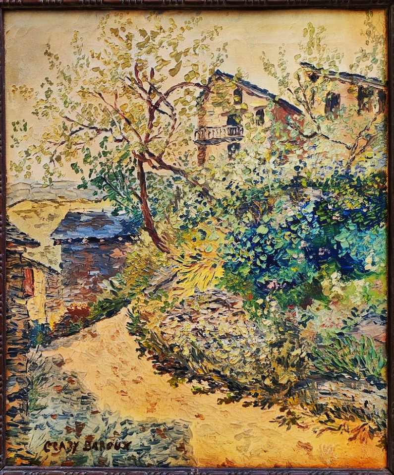 Adolphe Clary-baroux (1864-1932) The Entrance To The Village. Van Gogh, Sysley, Post-impressionist...-photo-2