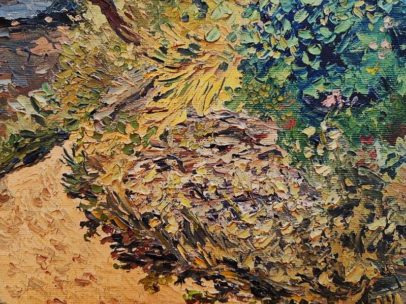 Adolphe Clary-baroux (1864-1932) The Entrance To The Village. Van Gogh, Sysley, Post-impressionist...-photo-2