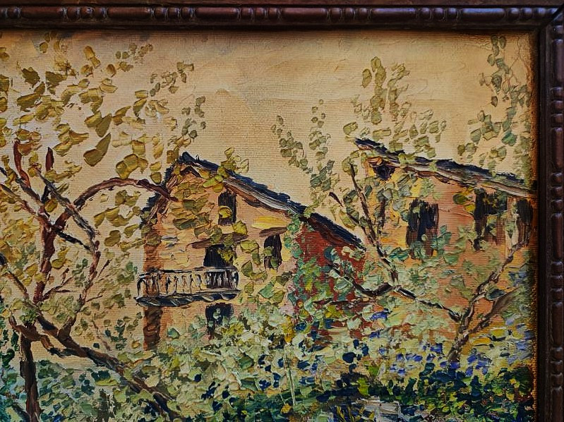 Adolphe Clary-baroux (1864-1932) The Entrance To The Village. Van Gogh, Sysley, Post-impressionist...-photo-4