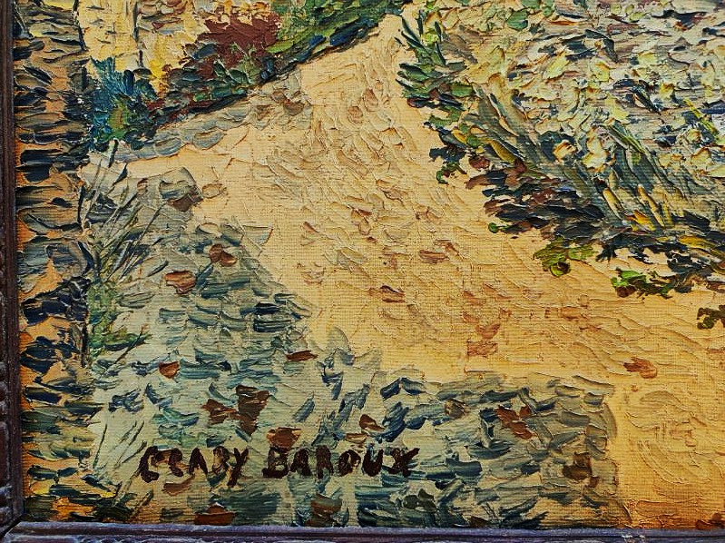 Adolphe Clary-baroux (1864-1932) The Entrance To The Village. Van Gogh, Sysley, Post-impressionist...-photo-5