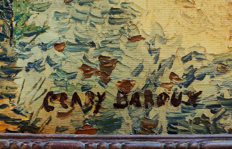 Adolphe Clary-baroux (1864-1932) The Entrance To The Village. Van Gogh, Sysley, Post-impressionist...-photo-6