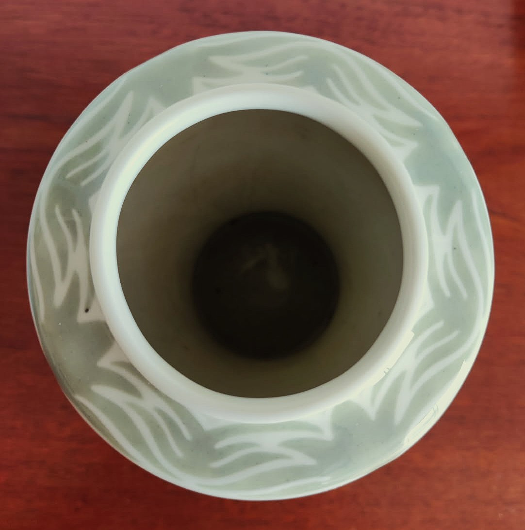 Art Nouveau Bing And Colonna Edward (1862-1948) Gda Limoges Vase Circa 1900. De Feure, Gallé Deck-photo-6