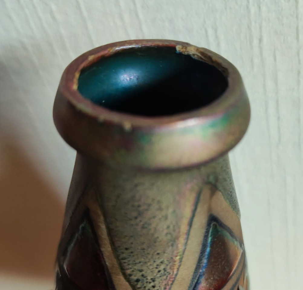 Vase décor néogrec de Pierre Almès chez BACS Golfe Juan ~1922. Barol, Ciboure, Massier Floutier-photo-6