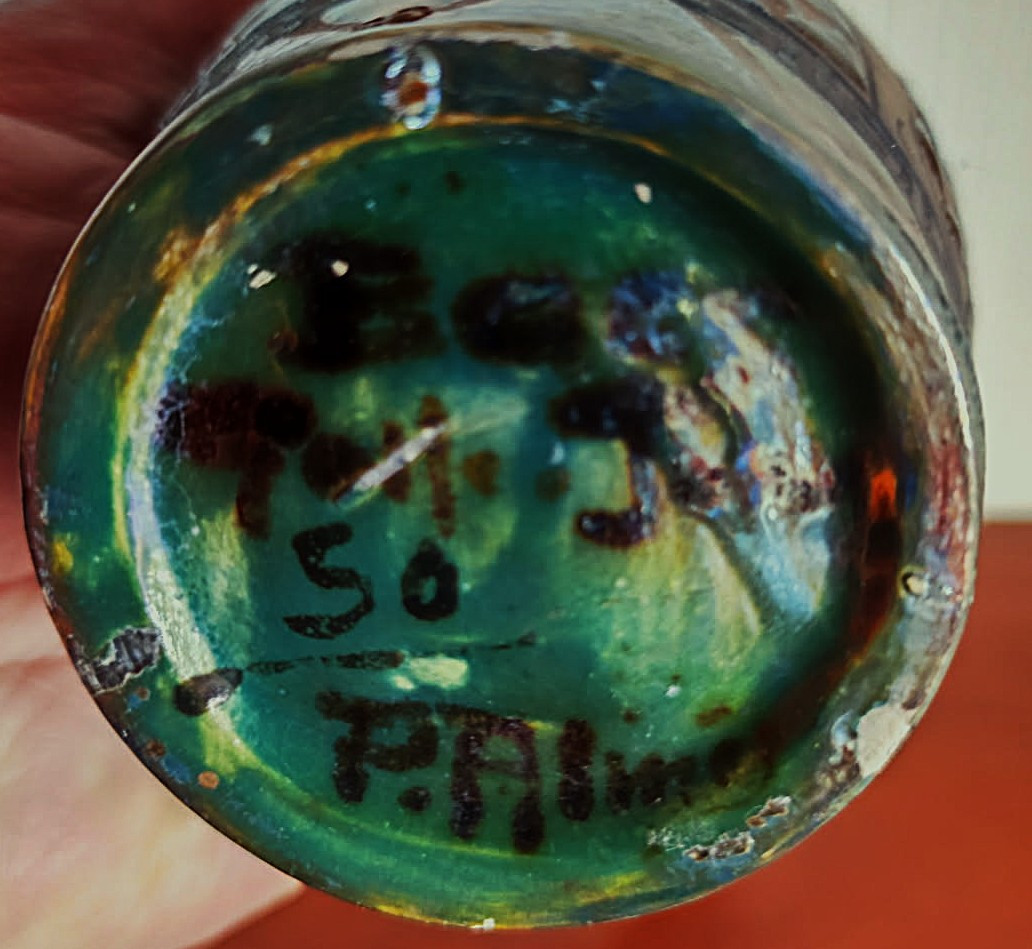 Vase décor néogrec de Pierre Almès chez BACS Golfe Juan ~1922. Barol, Ciboure, Massier Floutier-photo-7