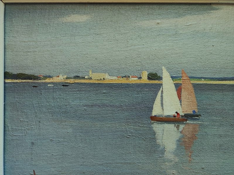 André Verger (1912-1990) La cote en Charente Maritime. Ile de Ré, Oléron, La Rochelle, Balande-photo-3
