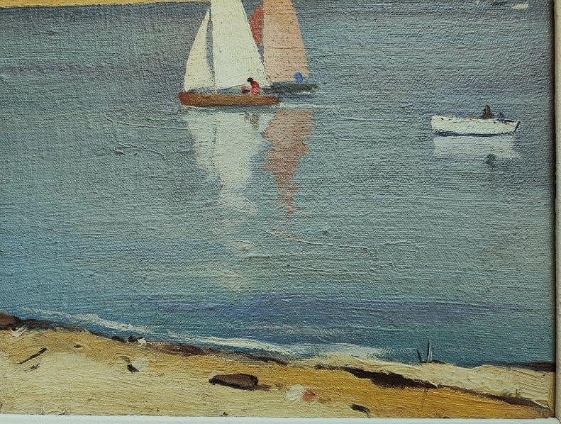 André Verger (1912-1990) La cote en Charente Maritime. Ile de Ré, Oléron, La Rochelle, Balande-photo-1
