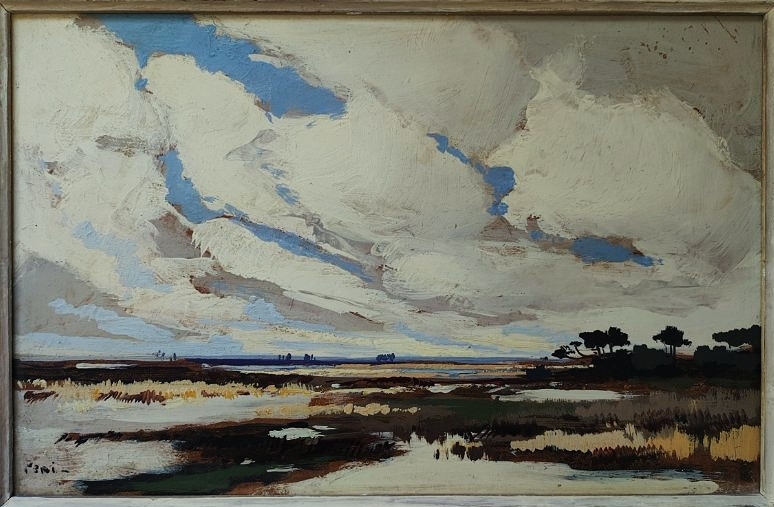 Lucien Péri (1880-1948) The Mouth Of The Liamone, Corsica. Cardella, Cannicioni, Bach, Corbellini-photo-2