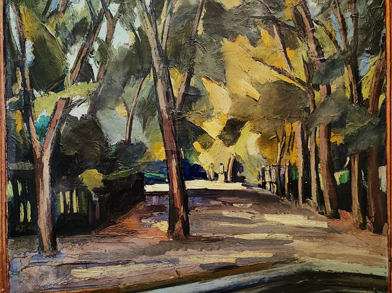 Anders Osterlind (1887-1960) Parc de Versailles 1921. Cézanne, Ecole de Crozant, Gargilesse....-photo-3