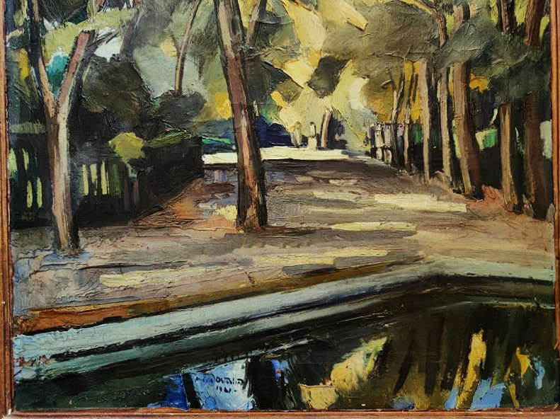 Anders Osterlind (1887-1960) Parc de Versailles 1921. Cézanne, Ecole de Crozant, Gargilesse....-photo-4