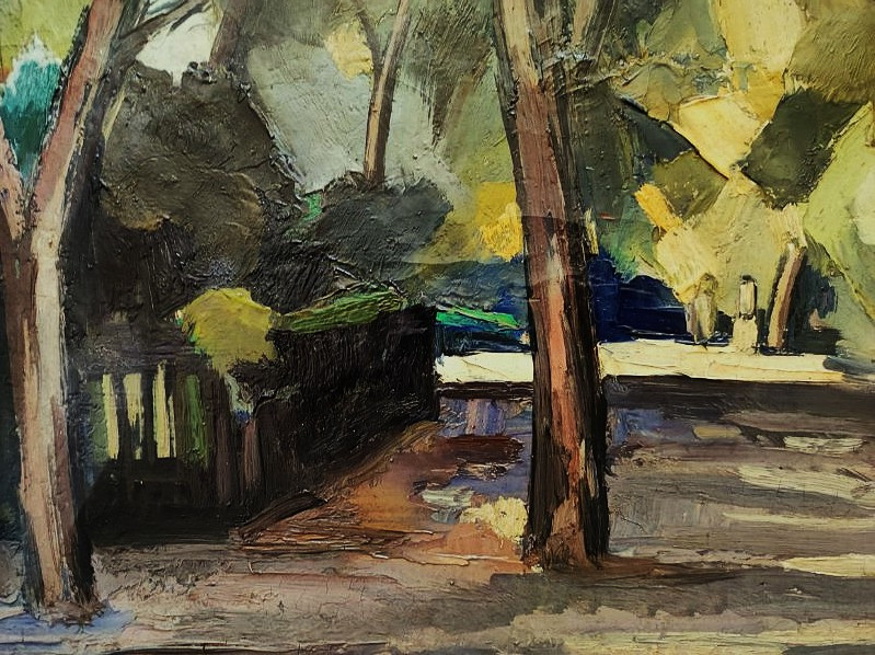 Anders Osterlind (1887-1960) Parc de Versailles 1921. Cézanne, Ecole de Crozant, Gargilesse....-photo-1