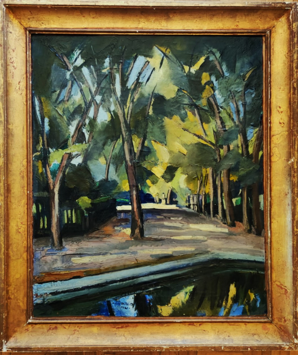 Anders Osterlind (1887-1960) Parc de Versailles 1921. Cézanne, Ecole de Crozant, Gargilesse....