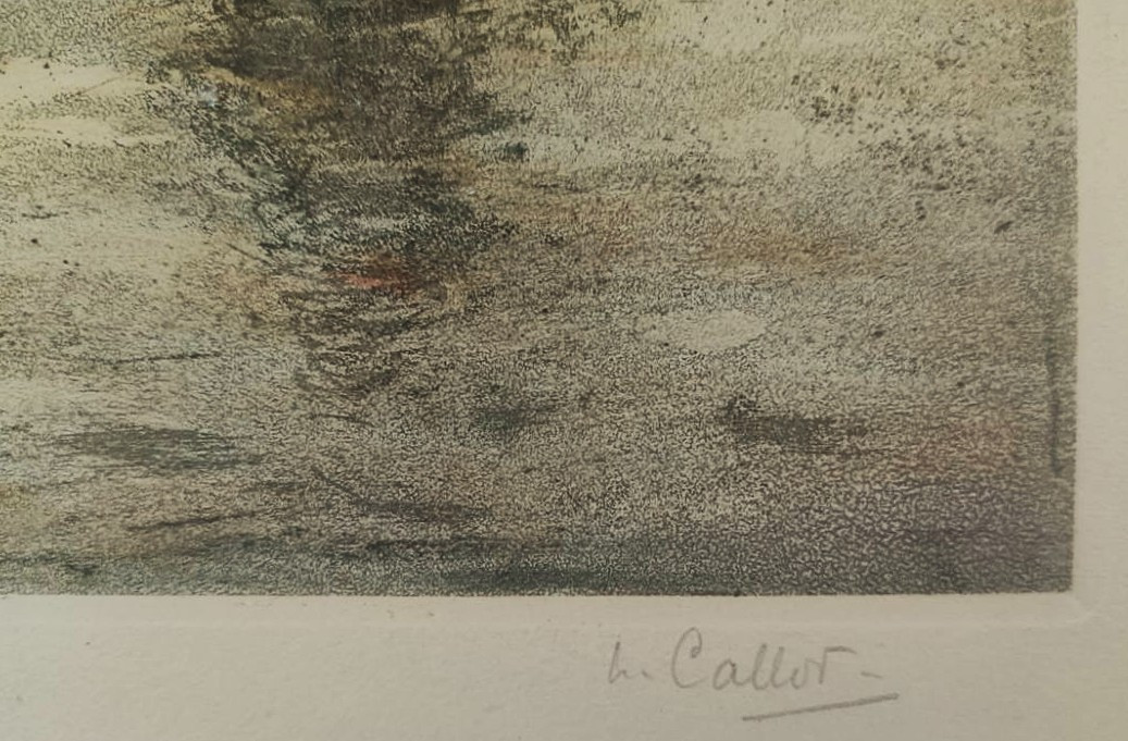 Henri Callot (1875-1956) Tuna Boats In The Port Of Ile d'Yeu. La Rochelle, Peintre De La Marine....-photo-6