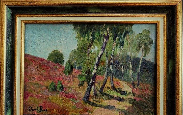 Paul Rue (1866-1954) Bouleaux et bruyères, Berry, Creuse. Ecole de Crozant, Châteauroux Coutant-photo-7