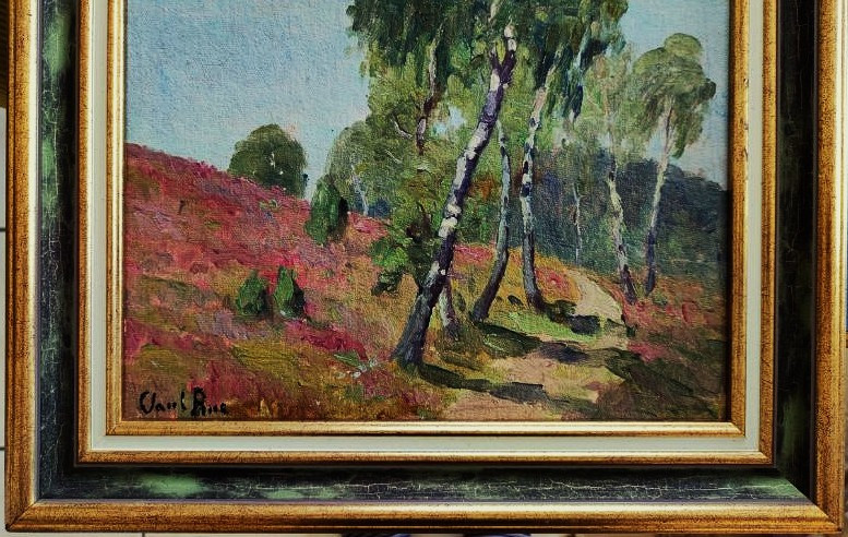 Paul Rue (1866-1954) Bouleaux et bruyères, Berry, Creuse. Ecole de Crozant, Châteauroux Coutant-photo-8