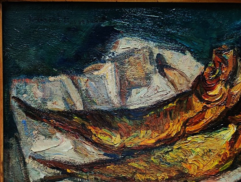 Marcel Arnaud (1877-1956) Still Life With Fish. Ecole Provençale, Aix En Provence, Cézanne-photo-1