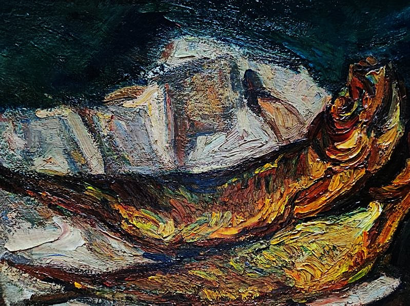 Marcel Arnaud (1877-1956) Still Life With Fish. Ecole Provençale, Aix En Provence, Cézanne-photo-3