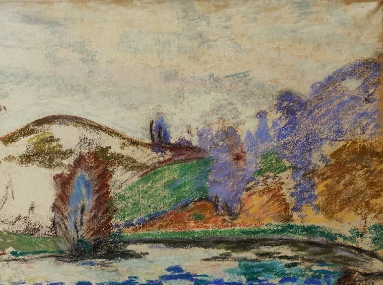 Armand Guillaumin (1841-1927) The Genetin Dam / Creuse. Crozant School, Impressionist-photo-4