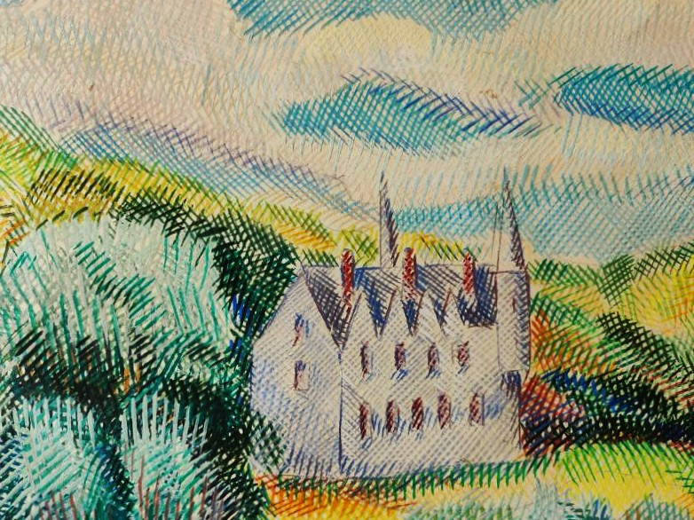 Pierre De Belay (1890-1947) Château De Pipriac, Brittany 1942. Quimper, Brest, Jacob Treilliste-photo-1