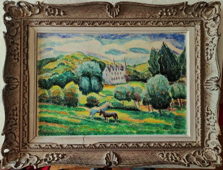 Pierre De Belay (1890-1947) Château De Pipriac, Brittany 1942. Quimper, Brest, Jacob Treilliste