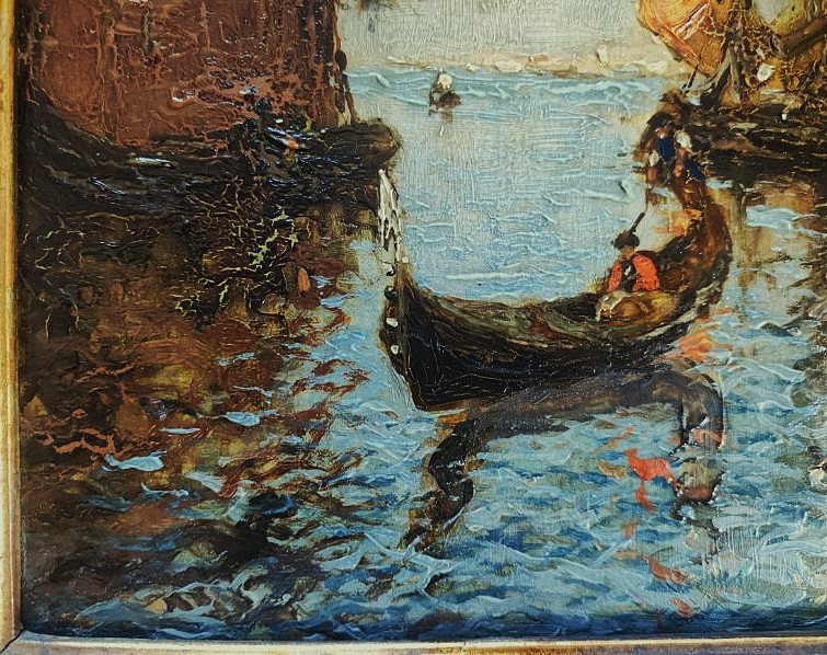 Albert Ferdinand Duprat (1882-1974) Animated View Of Venice ~1920. Italy, Duvieux, Ziem, Bouvard-photo-3