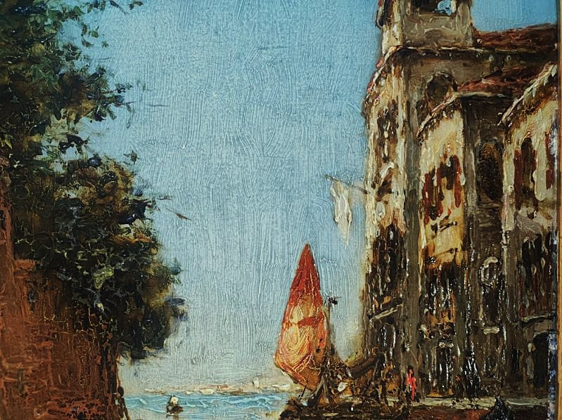 Albert Ferdinand Duprat (1882-1974) Animated View Of Venice ~1920. Italy, Duvieux, Ziem, Bouvard-photo-5