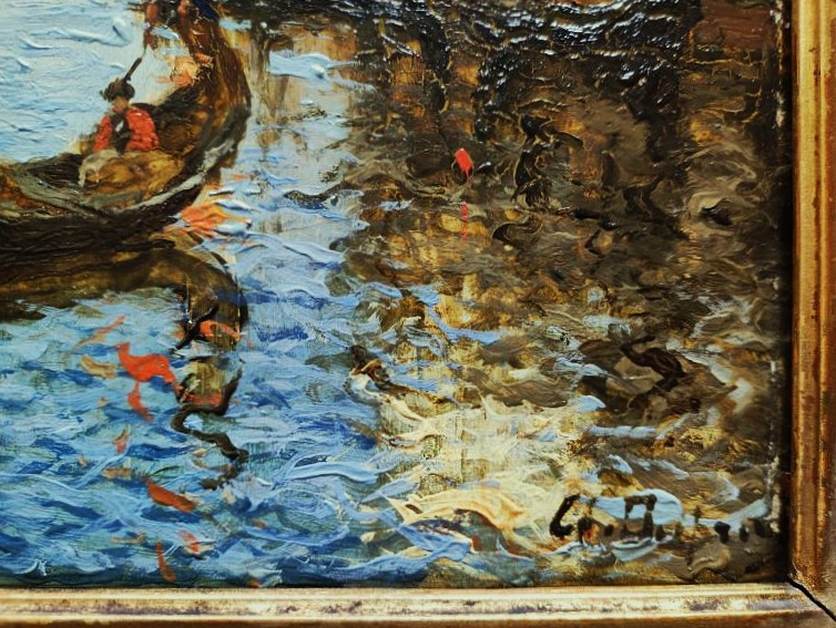 Albert Ferdinand Duprat (1882-1974) Vue animée de Venise ~1920. Italie, Duvieux, Ziem, Bouvard-photo-4