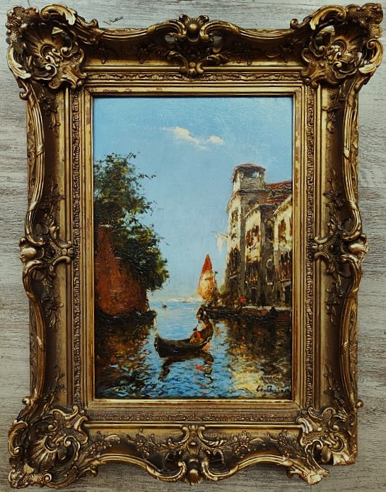 Albert Ferdinand Duprat (1882-1974) Vue animée de Venise ~1920. Italie, Duvieux, Ziem, Bouvard-photo-7
