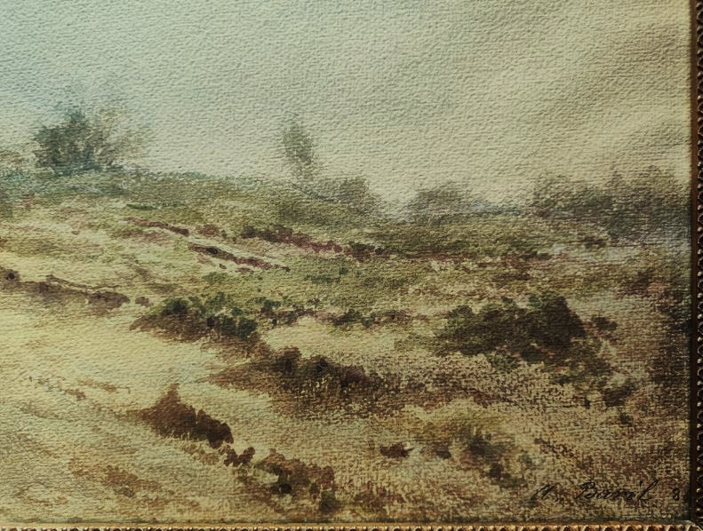 Alphonse BARIL (1816-1888) Dune en baie de Somme 1884. Peintre photographe d'Amiens Jules Verne-photo-3