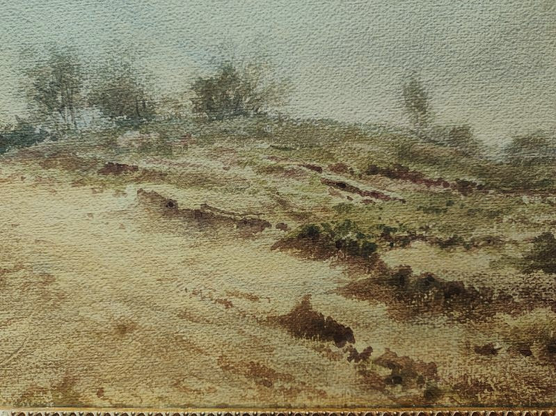 Alphonse BARIL (1816-1888) Dune en baie de Somme 1884. Peintre photographe d'Amiens Jules Verne-photo-4