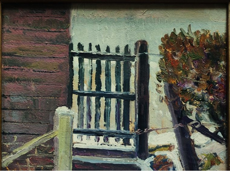 Albert Malet (1912-1986) Snow In Gouville. Rouen School, Manche, Pinchon, Delattre, Marquet-photo-3