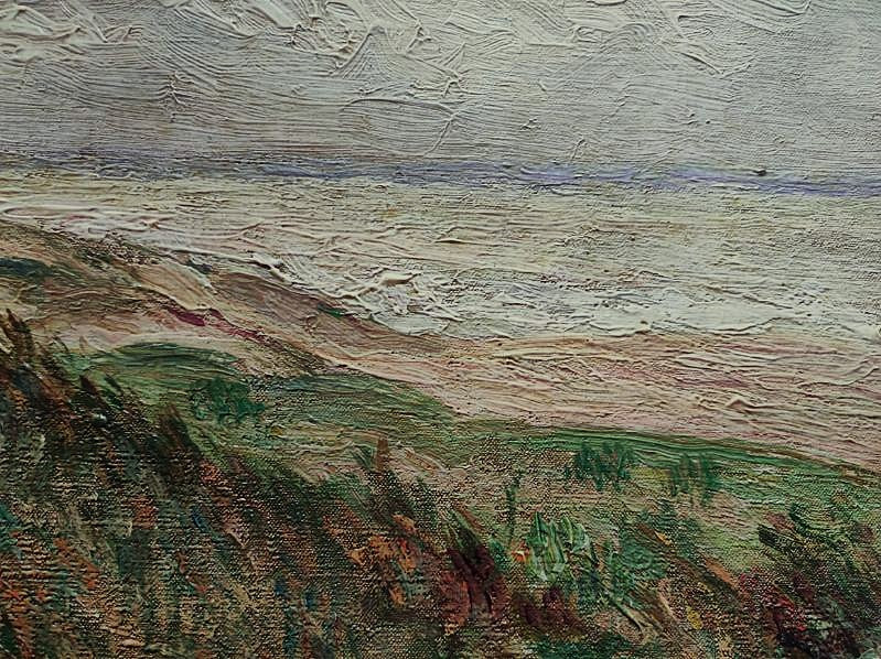 Pozier Jacinthe (1844-1915) Mont Saint-michel Coastline. Pont-aven School, Brittany, Moret-photo-6