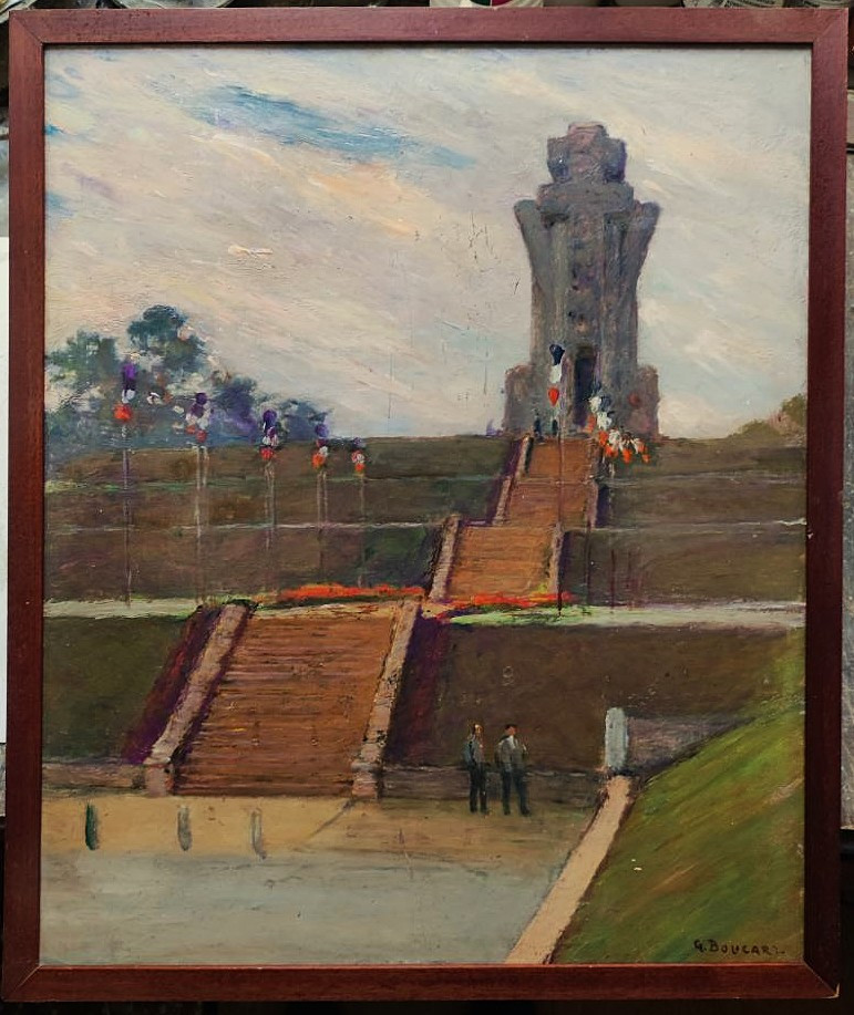 Gaston Boucart (1878-1962) Mémorial de Chasseneuil Charente. Angoulême, résistance guerre 39-45
