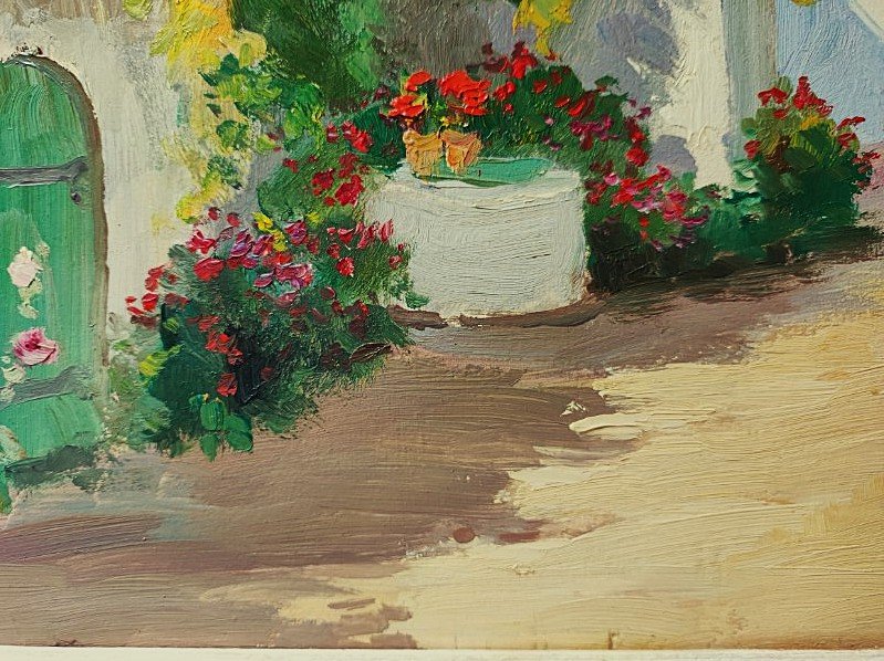 Raymond Enard ( 1902-1982) Venelle Fleurie Ile De Ré Ars. Charentaise School, Suire, La Rochelle-photo-6