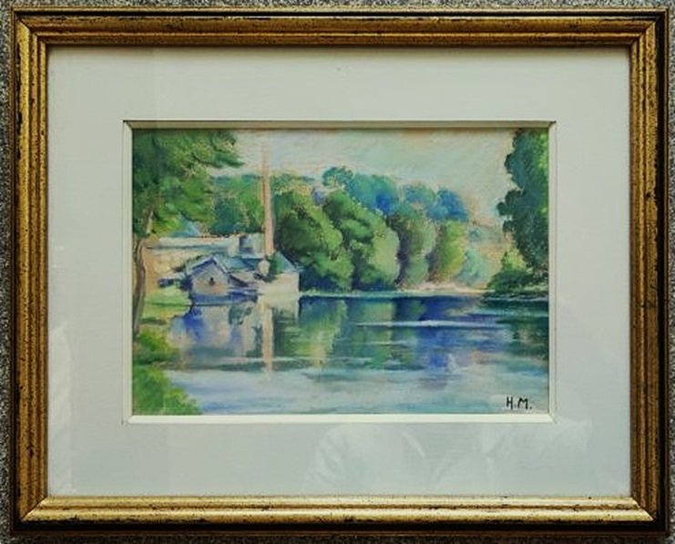 Henriette Marty (1902-1996) Bords De Vienne Limoges + Charles Jaffeux (1902-1941) Grasse.murols-photo-2