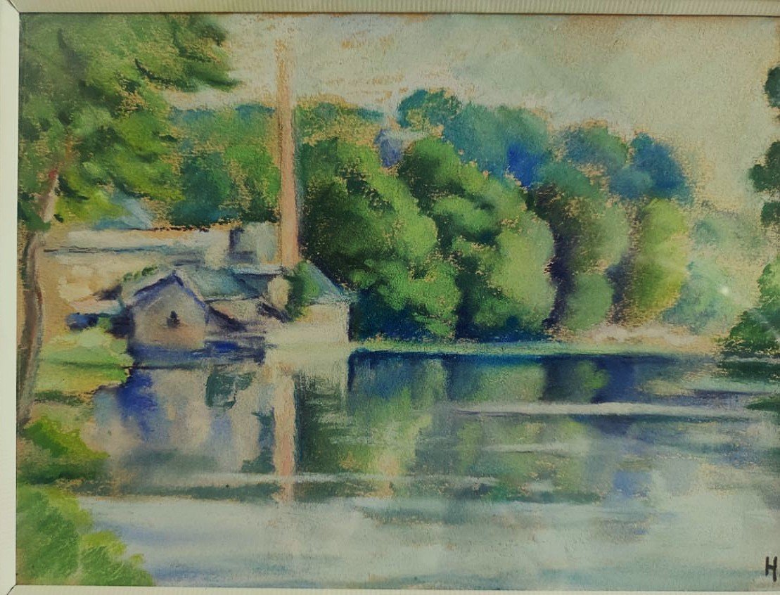 Henriette Marty (1902-1996) Bords De Vienne Limoges + Charles Jaffeux (1902-1941) Grasse.murols-photo-1