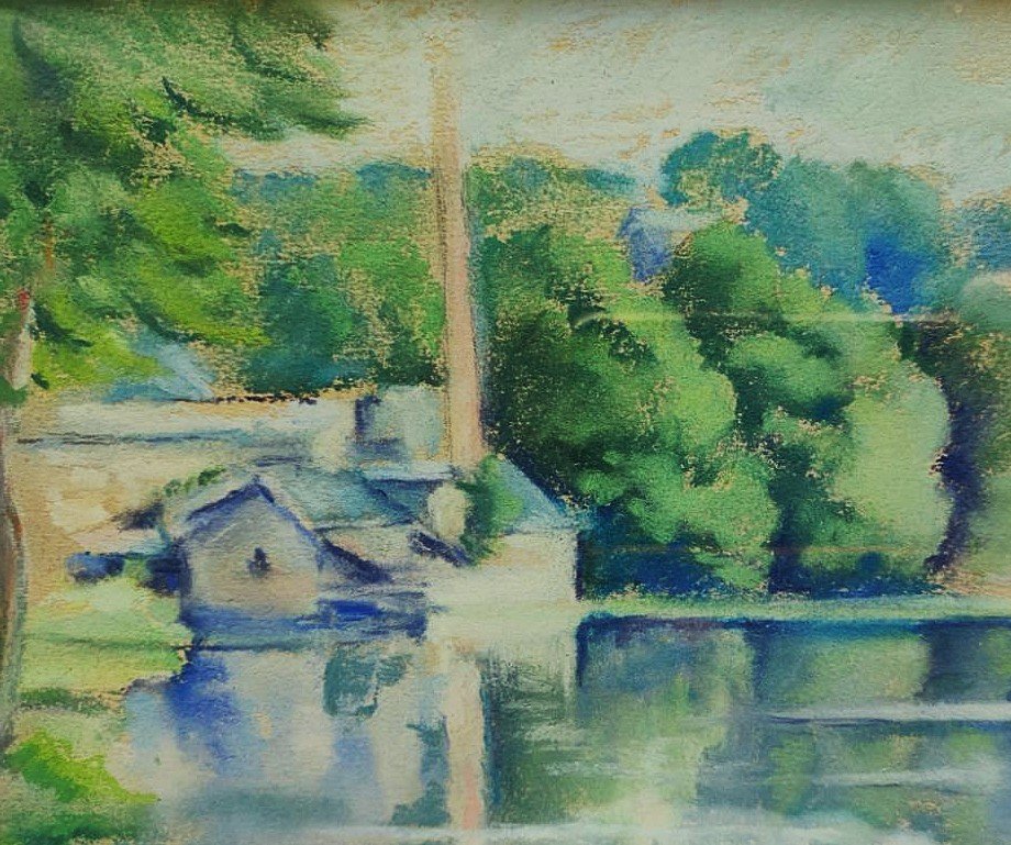Henriette Marty (1902-1996) Bords De Vienne Limoges + Charles Jaffeux (1902-1941) Grasse.murols-photo-2