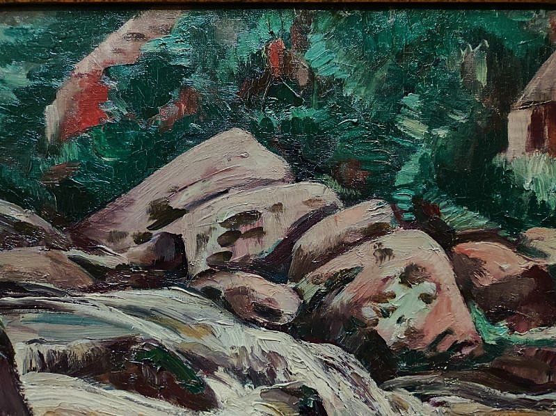 Eugène Alluaud (1866–1947) Flood On The Sedelle. School Of Crozant, Guillaumin, Limoges, Detroy-photo-3