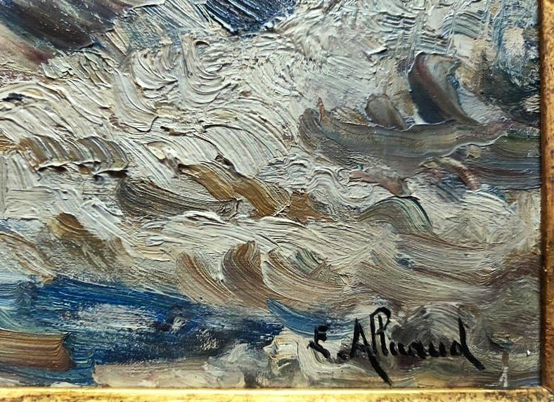 Eugène Alluaud (1866–1947) Flood On The Sedelle. School Of Crozant, Guillaumin, Limoges, Detroy-photo-6