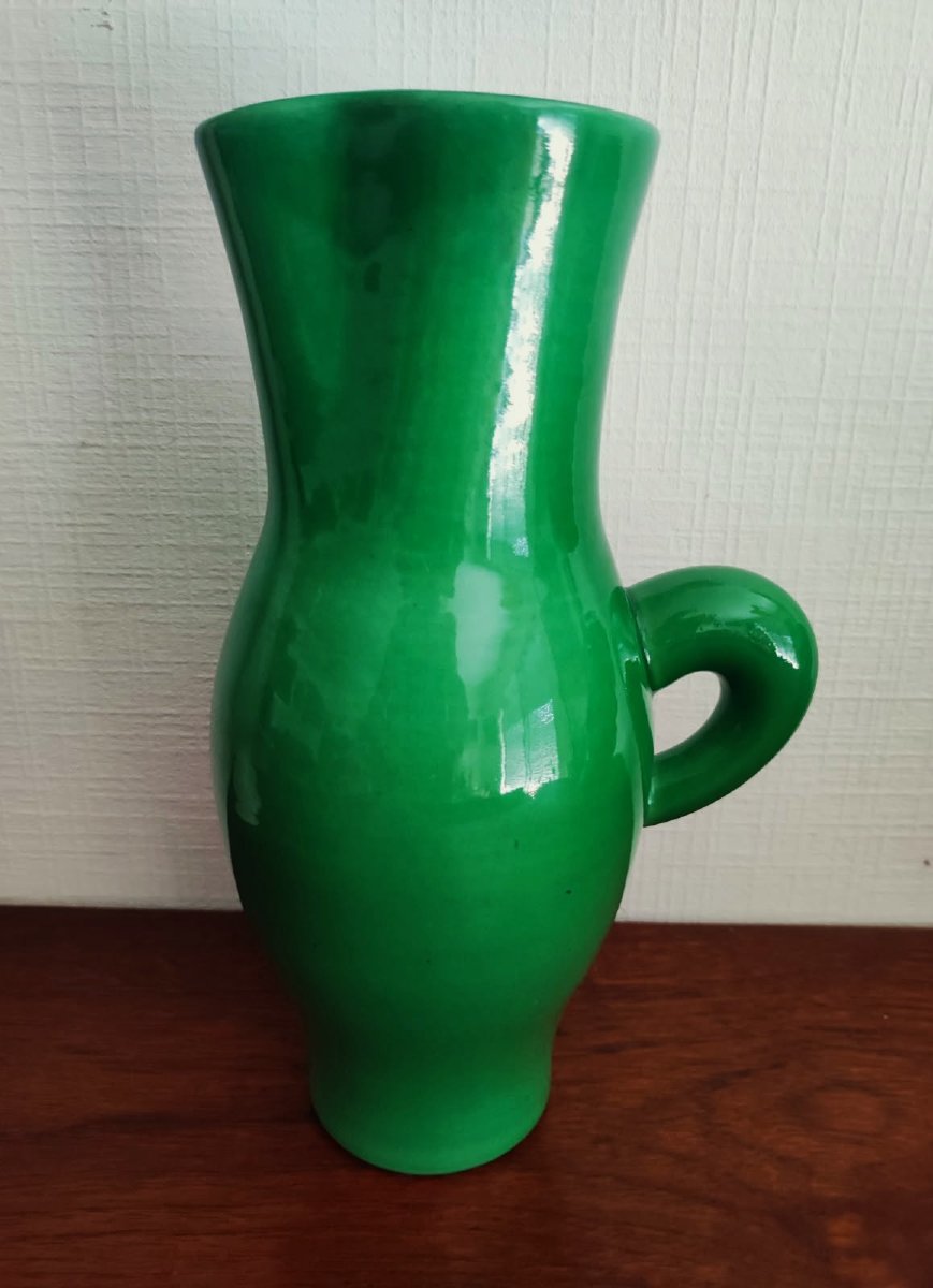 Pol Chambost (1906–1983) Model 807b Pitcher, Ca. 1950. Jouve, Gatard, Capron, Besnard, Guéden....-photo-3