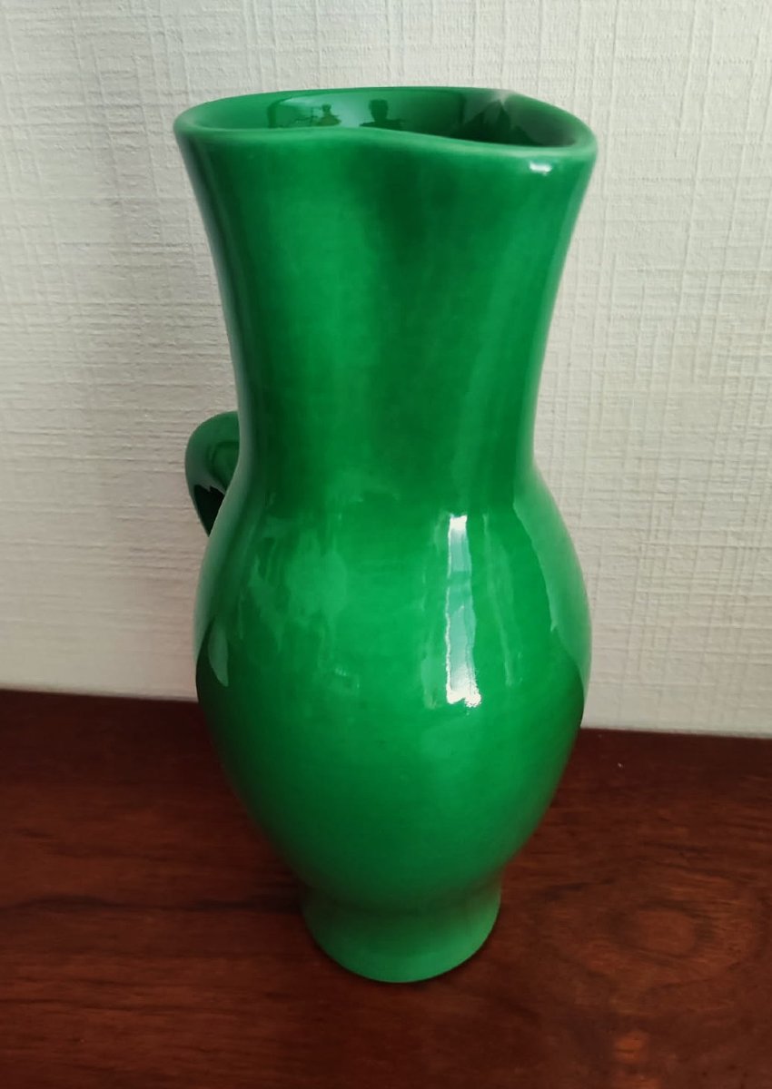 Pol Chambost (1906–1983) Model 807b Pitcher, Ca. 1950. Jouve, Gatard, Capron, Besnard, Guéden....-photo-4