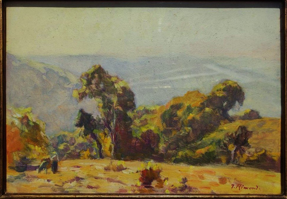Jean Remond (1872–1913) Shepherdess, Creuse Valley. Painter From Lorraine, Nancy, Corrèze, And Brittany-photo-2