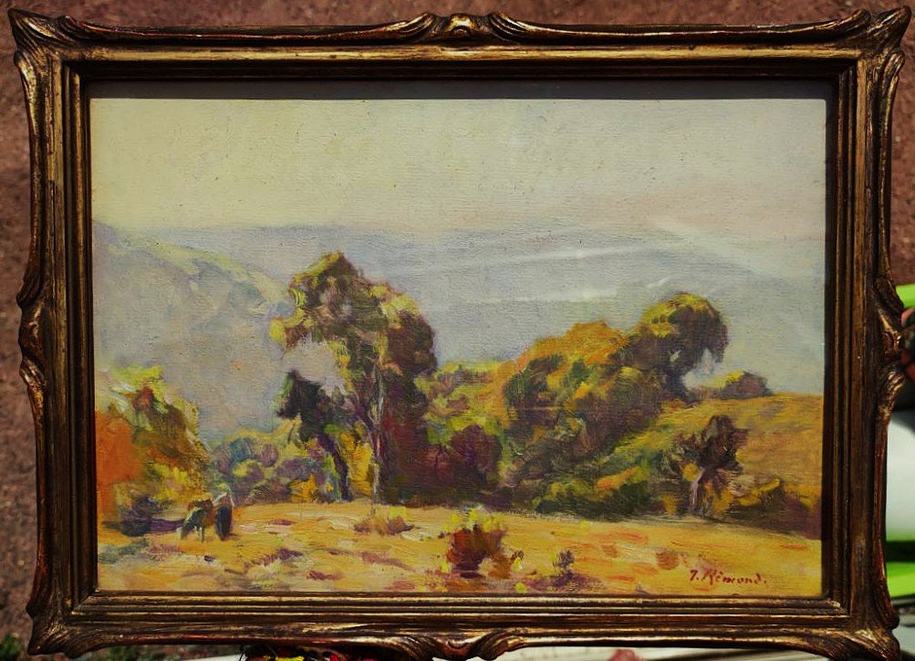 Jean Remond (1872–1913) Shepherdess, Creuse Valley. Painter From Lorraine, Nancy, Corrèze, And Brittany