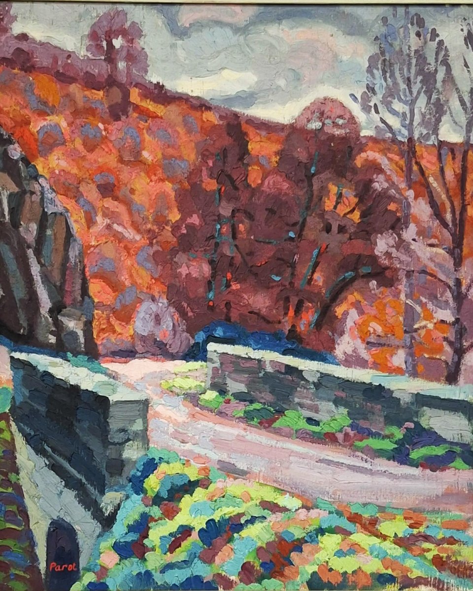 Pierre Parot (1894–1979), *saint Léger La Montagne*, 1948, Limousin. Bichet, Limoges; Jouhaud Crozant-photo-8