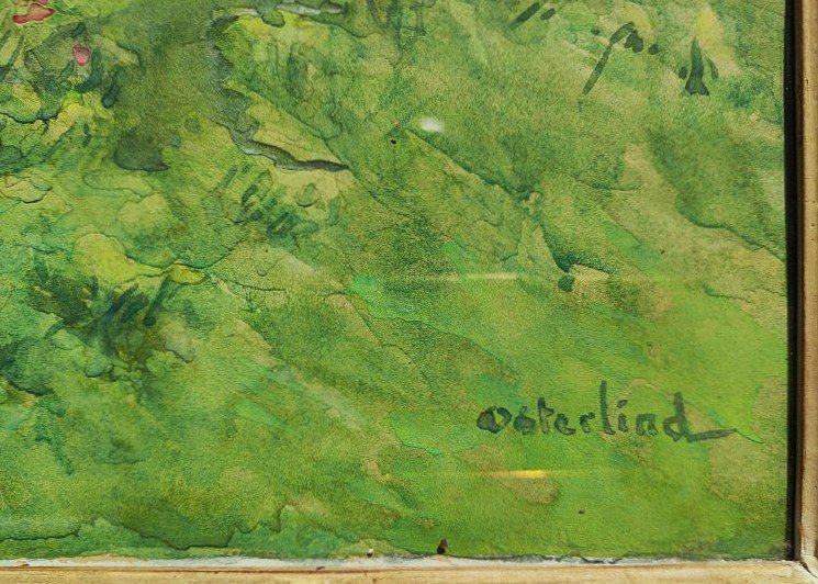 Allan Osterlind (1855-1938) Printemps sur la côte, Bretagne, Bréhat. Crozant, Suèdois, Maufra..-photo-7