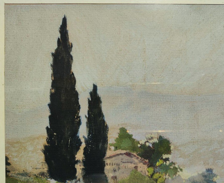 Fernand Maillaud (1863-1948) Berger à la Florentine Var. Ecole de Crozant Berry Creuse Rollinat-photo-4